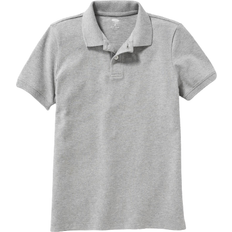 Boys school uniform clothes Old Navy Boys School Uniform Built-In Flex Polo Shirt - Heather Gray