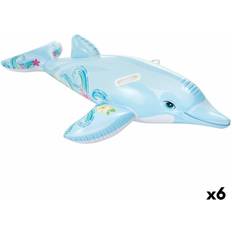 Uppblåsbar delfin Intex Aufblasbare Figur für Pool Delfin 175 x 38 x 66 cm 6 Stück