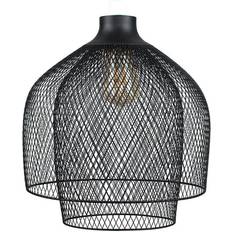 ValueLights Sigmund Black Shade ∅ 30cm