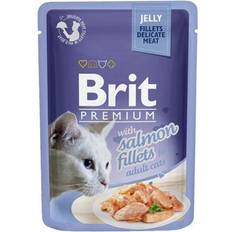 Brit Kissa Lemmikit Brit Premium Jelly with Salmon Fillets 85g