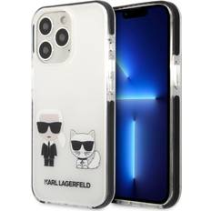 Karl Lagerfeld iPhone 13 Pro Max Cover & Choupette Hvid