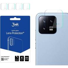 Protecteurs d'Écran 3mk 4x Films Caméra pour Xiaomi 13 Verre Hybride 7H Transparent