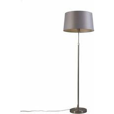QAZQA Steel Floor Lamp