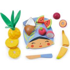 Tender Leaf Jouets Alimentaires Tender Leaf Tropical Fruit Chopping Board, Toys Play Kitchens & Food