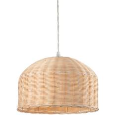 Belysning Firstlight Rattan Dome Pendant Lamp