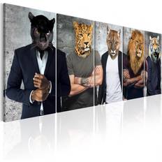 Artgeist Different Faces Billede 40x100cm