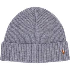 Polo Ralph Lauren Signature Cuff Beanie - Fawn Grey Heather