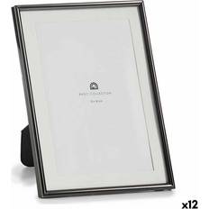 Steel Wall Decorations Gift Decor Crystal Black Steel Set 12 Units Photo Frame