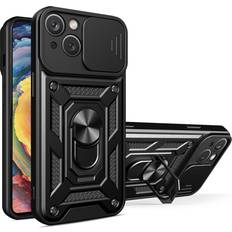 Motorola moto g62 5g Hurtel Motorola Moto G62 5G Skal Ringhållare Hybrid Armor Camshield Svart