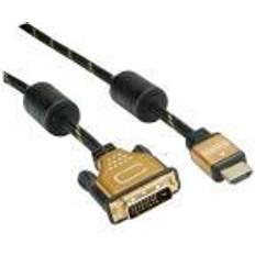 Hdmi til dvi kabel Roline DVI Kabel 3m HDMI 11.04.5892