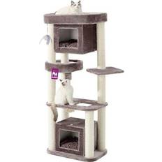 Petrebels Katter - Klösmöbler Husdjur Petrebels Cat Tree Villa 150 Cappuccino