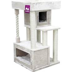 Petrebels Katter - Klösmöbler Husdjur Petrebels Cat Tree Lodge 107 Cream
