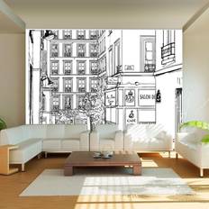Tapeter Artgeist Fototapet En gåtur gennem Paris' gader flere størrelser 300x231