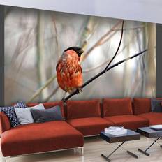 Dompap Artgeist Fototapet Bullfinch in the forest 200 x 154 cm