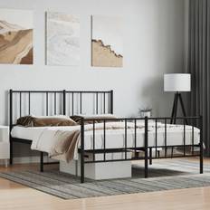 vidaXL Metal Sengeramme 125x196cm