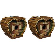 Selections Wooden Love Bird Nest Box Birdhouses