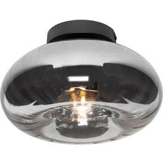 QAZQA Taklampor QAZQA Deco plafondlamp zwart met Takplafond