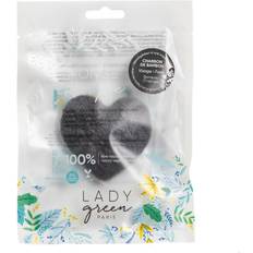 Vrouw Konjac-sponzen Lady Green Konjac Gezichtsspons Charcoal