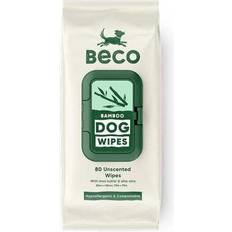 Beco Pets Bamboo Dog Wipes Unscented