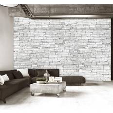 Hvid - Tapetbord Tapeter Artgeist Fototapet White Brick 150 x 105 cm