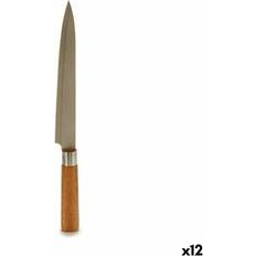 Stainless Steel Bamboo Kitchen Knife Set 12 Units