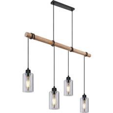 Natur Pendelleuchten Globo Lighting Braun Pendelleuchte