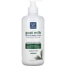 Hudvård Kiss My Face Goat Milk Hand & Body Lotion Rosemary + Tea 473ml