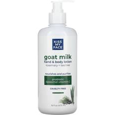 Kiss My Face Goat Milk Hand & Body Lotion, Rosemary + Tea