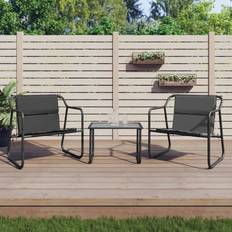 VidaXL Stål Loungeset vidaXL 3 Loungeset