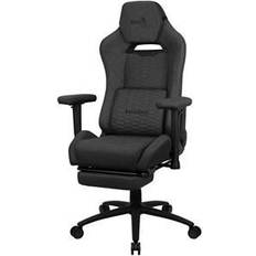 Gaming stoler AeroCool ROYALASHBK Premium Ergonomic Gaming Chair Legrests Aeroweave Technology Black