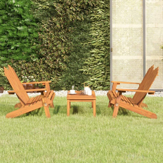 Garden & Outdoor Furniture vidaXL 2x bench Adirondack Garden Outdoor Lounge Set