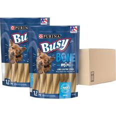 Purina Dog Pets Purina Busy Bone Mini Chewy Pork Flavor Dog Treats