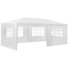 Gazebo side panels tectake Gazebo Vivara 6 x 3 m with 5 Side Panels