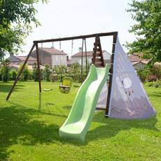 Camelia Wooden Swing with Slide