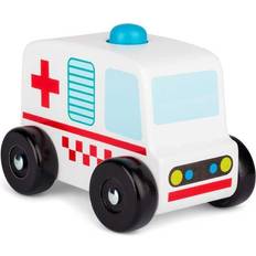 Wooden Toys Emergency Vehicles TOBAR Sound and Play Ambulance