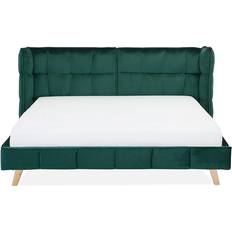 Senger & Madrasser Beliani Super King Velvet Bed Frame 6ft Headboard