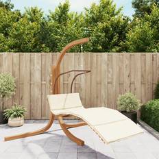 Wood Outdoor Hanging Chairs vidaXL Hængestol stof