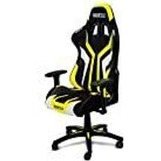 Sparco Chaises de jeu Sparco Poltrona sedia da ufficio gaming torino nera/giallo fluo con schienale regolabile e sistema antiribaltamento Nero/Giallo Fluo