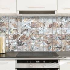 Carreaux Sticker Pour Carrelage Mur De Pierre Naturelle En Marbre