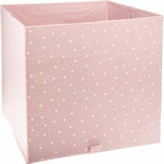 Multifunktionel Æske 83477 Stjerner Pink Tekstil