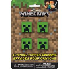 Minecraft Crafts Minecraft 4ct Pencil Topper Erasers