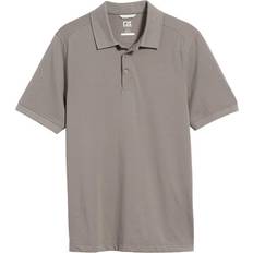 Cutter & Buck Men's Advantage Tri-Blend Pique Polo Shirt - Elemental Grey