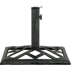 vidaXL green, 44 Umbrella Base Cast Iron Parasol Stand