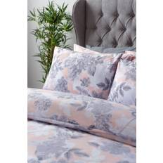 Belledorm Maeva S/King Set Duvet Cover Pink, Grey