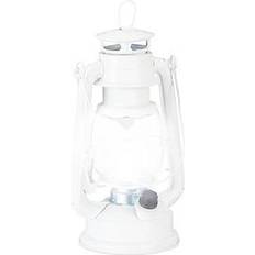 Blanco Linternas Relaxdays Farol LED Lámpara Vintage Decorativa A Pilas Blanco Linterna