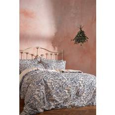 Edinburgh Weavers Malory Botanical Luxury Duvet Cover Blue