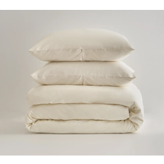 Quince Luxury Organic Sateen Duvet Cover Beige