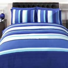 Signature Rapport Furnishings Single Detroit Duvet Cover Blue, White