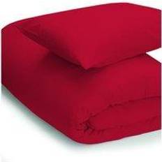 Coopers of Stortford Care 200 Count Fitted Bed Sheet Red, White