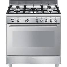 Edelstahl Gasherde Smeg SCD90MFX9-1 Edelstahl